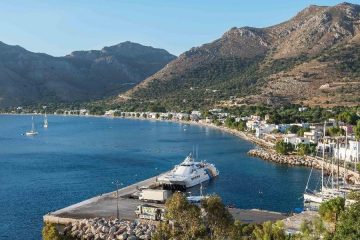 Tilos port view